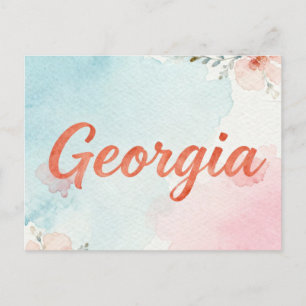 Carte postale de Géorgie