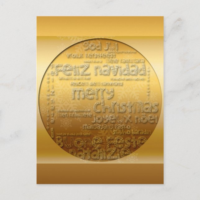 Carte postale de Golden International Christmas (Devant)