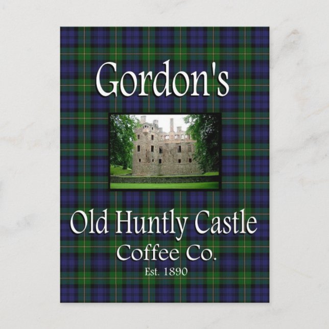 Carte postale de Gordon's Old Huntly Castle Coffee (Devant)