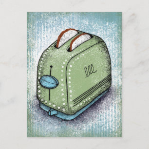 Carte postale de grille-pain