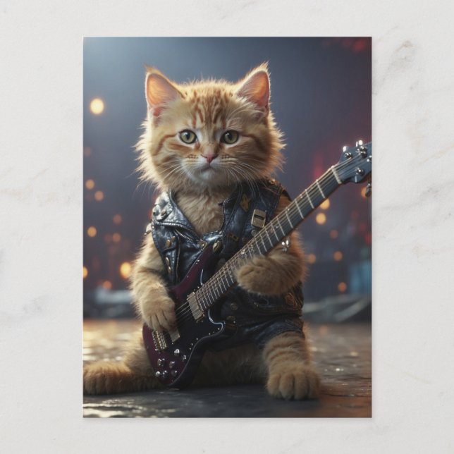 CARTE POSTALE DE GUITARE (Devant)