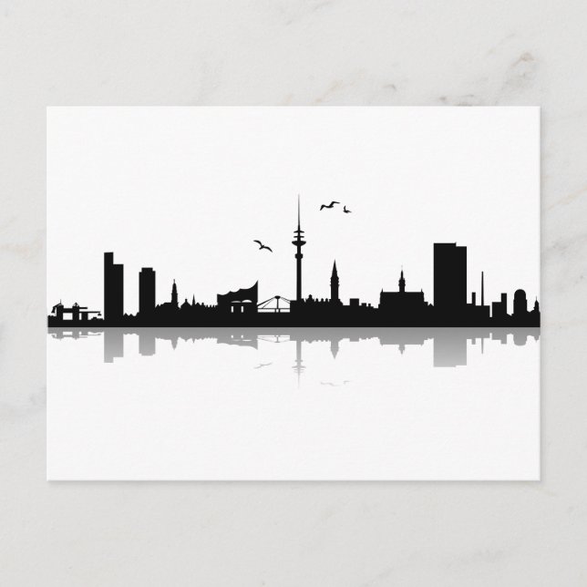 Carte postale de Hamburg Skyline (Devant)