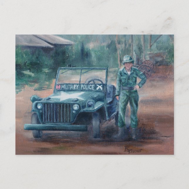 Carte postale de héros de Guerre de Corée (Devant)