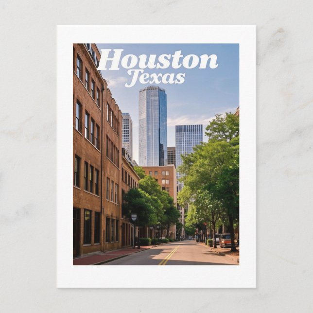 Carte postale de Houston Texas (Devant)