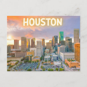 Carte postale de Houston Texas