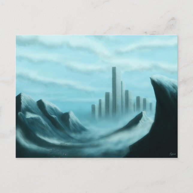 carte postale de iceworld scifi/art imaginaire (Devant)