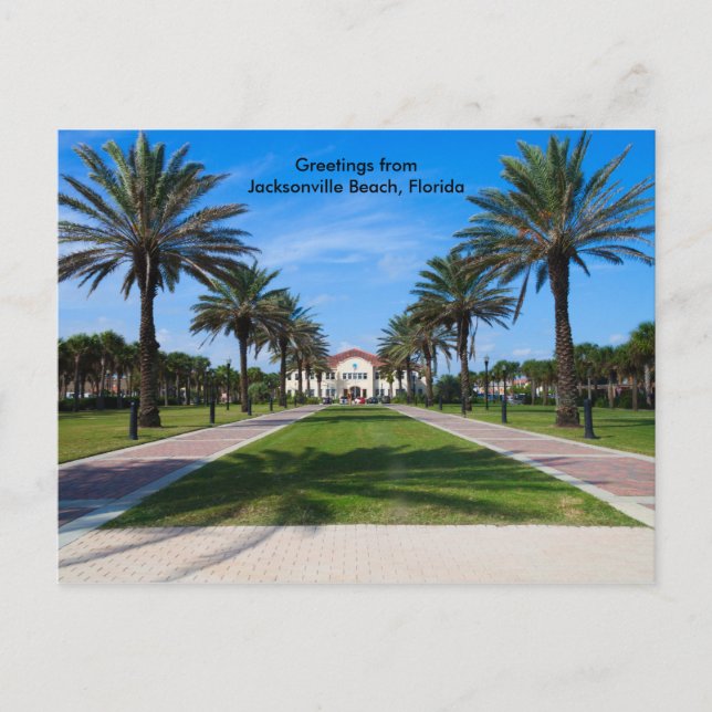 Carte postale de Jacksonville Beach, Floride (Devant)