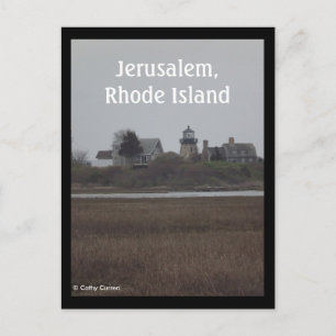 Carte postale de Jérusalem, Rhode Island
