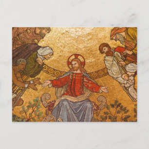 carte postale de jésus mosaïque