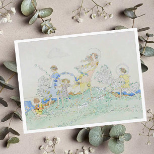 Carte postale de jour d'été de Jessie M. King