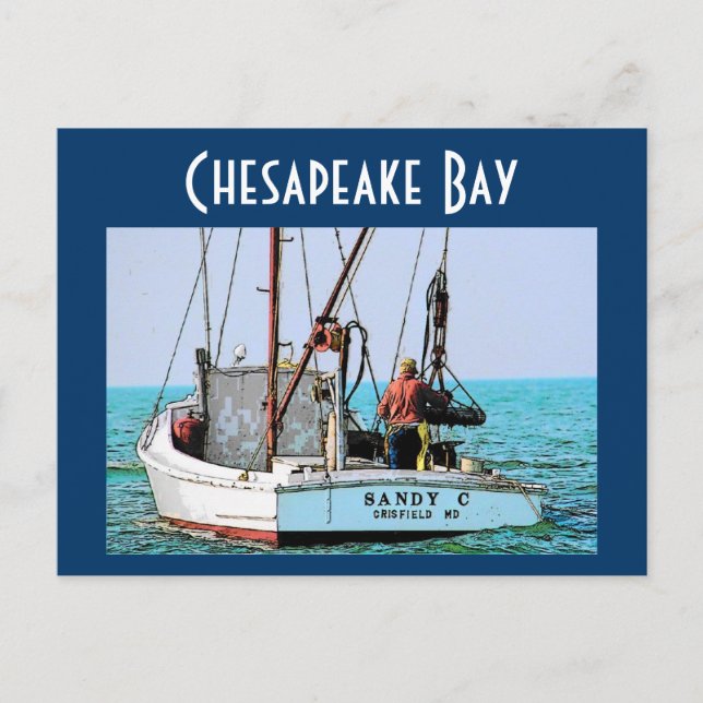 Carte postale de la baie Chesapeake (Devant)