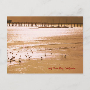 Carte postale de la baie de la demi-lune