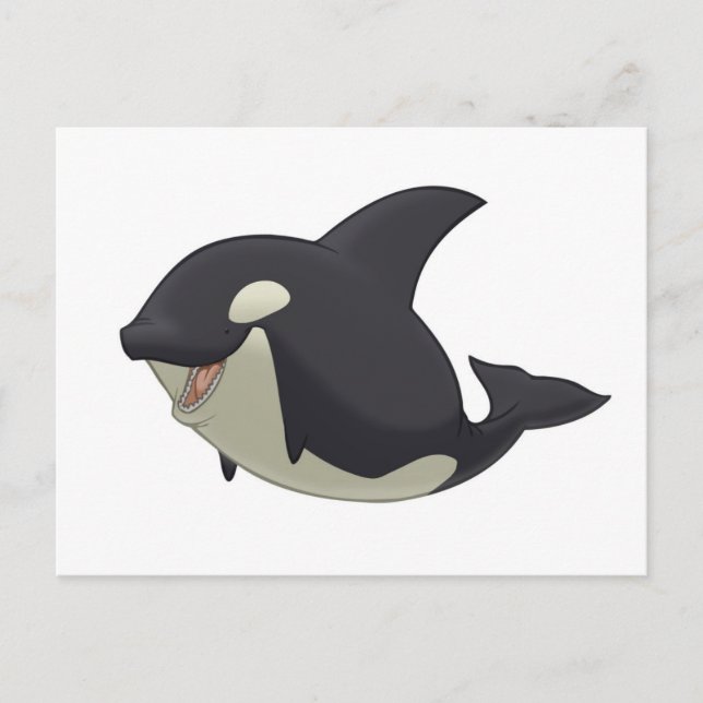 Carte postale de la baleine tueuse (Devant)