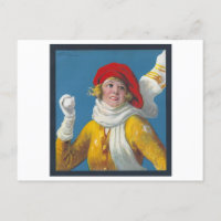 Carte postale de la bataille de snowball hivernale