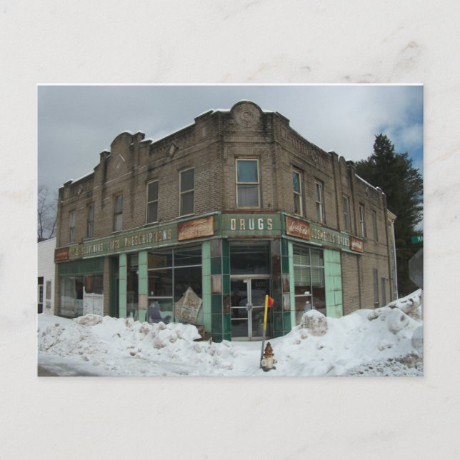Carte postale de la boutique de médicaments abando (Devant)