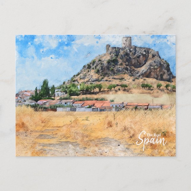 Carte postale de la campagne espagnole (Devant)