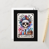 Carte postale de la carte Tarot du coiffeur