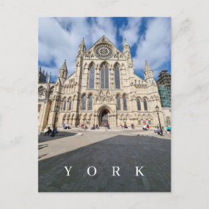 Carte postale de la cathédrale d'York Minster