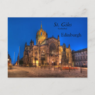 Carte postale de la cathédrale Saint-Giles