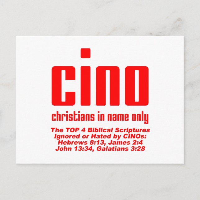 Carte postale de la CINO (Devant)