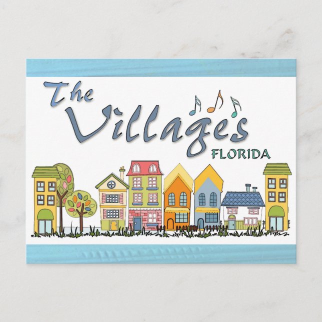 Carte postale de la communauté des villages de Flo (Devant)