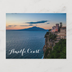 Carte postale de la côte d'Amalfi