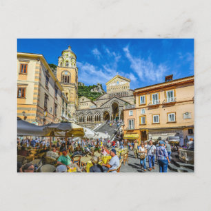 Carte postale de la côte d'Amalfi, Italie