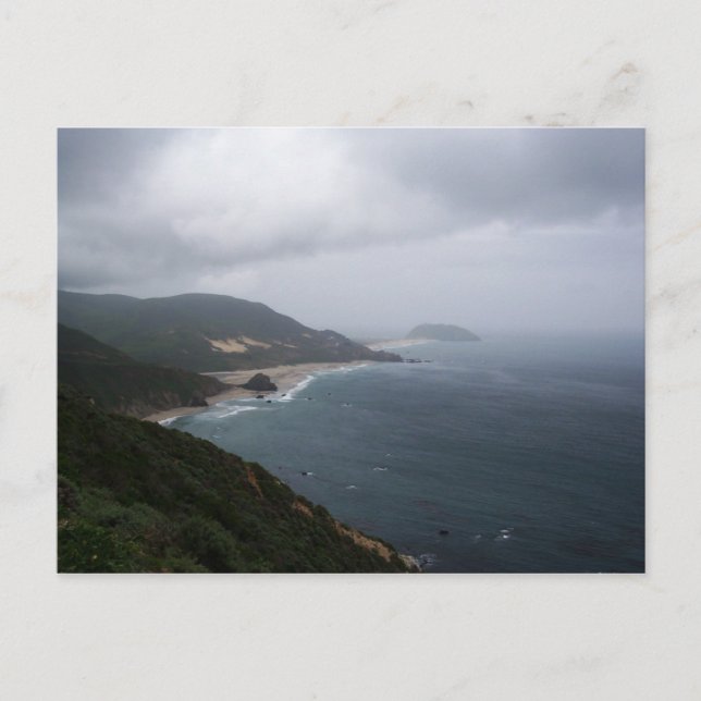 Carte postale de la côte du Pacifique à partir de  (Devant)