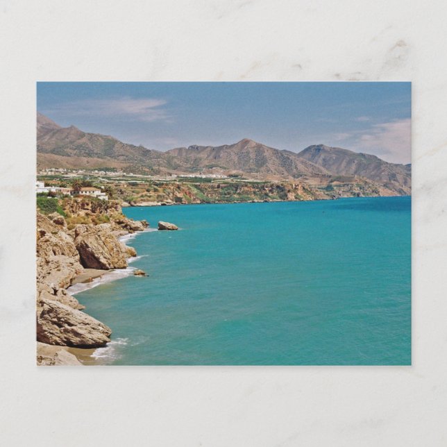 Carte postale de la côte méditerranéenne (Devant)