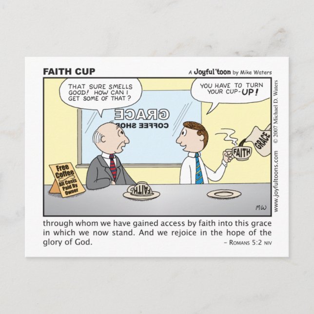 Carte postale de la coupe Faith (Devant)
