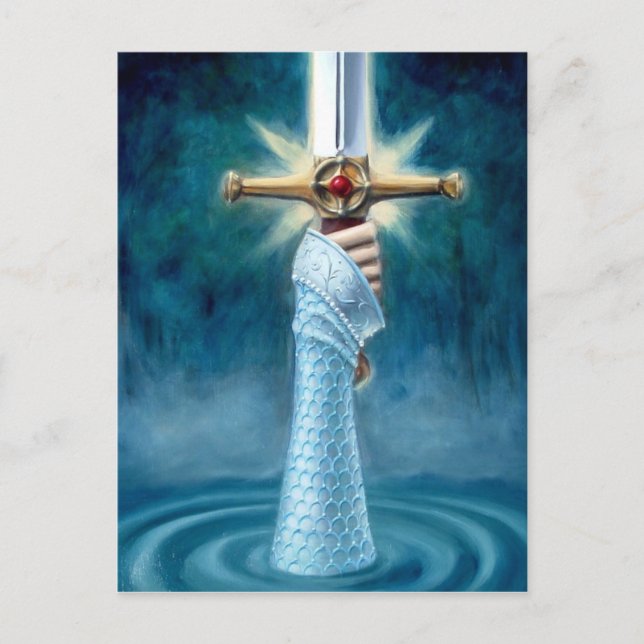 Carte postale de la dame du lac (Devant)