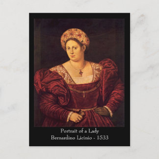 Carte postale de la Dame vénitienne