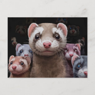 Carte postale de la famille Ferret