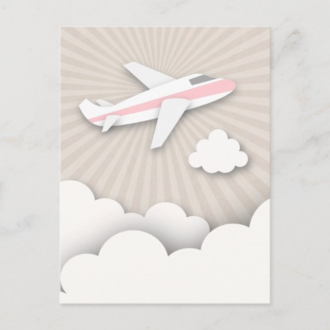 Carte postale de la fête d'anniversaire de l'avion (Devant)