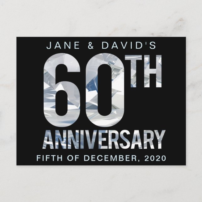 Carte postale de la fête du 60e anniversaire de Di (Devant)