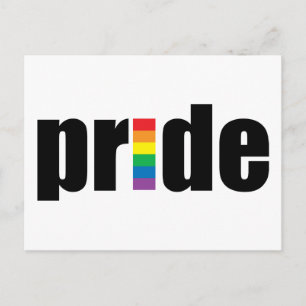 Carte postale de la fierté gay