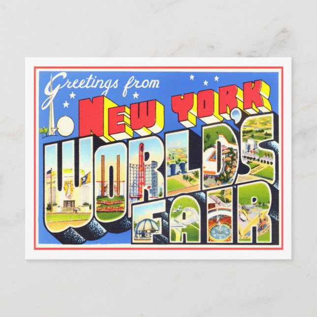 Carte postale de la Foire mondiale de New York (Devant)