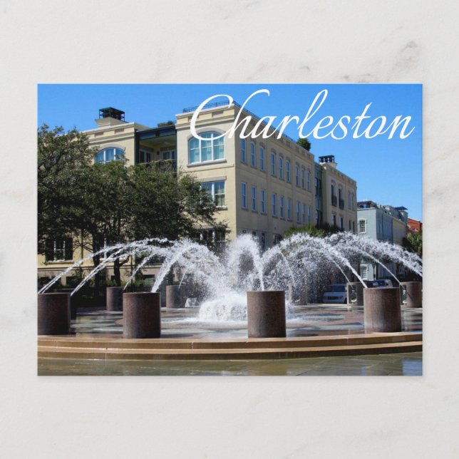 Carte postale de la fontaine Charleston Caroline d (Devant)