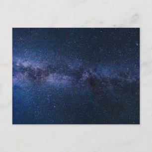 carte postale de la galaxie à voie lactée