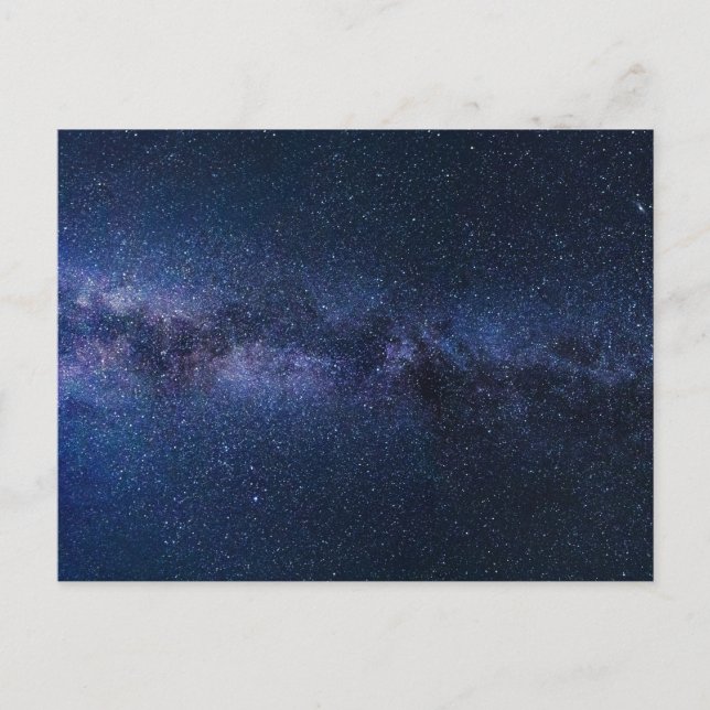 carte postale de la galaxie à voie lactée (Devant)