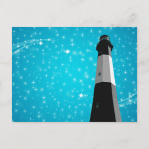 carte postale de la gare de l'île tybee