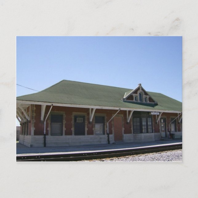 Carte postale de la gare de Tipton (Devant)