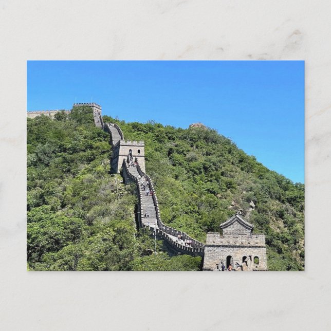 Carte postale de la Grande Muraille de Chine s'enr (Devant)