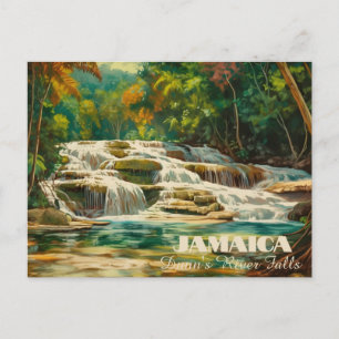 Carte postale de la Jamaïque de la rivière Dunn