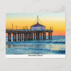 Carte postale de la jetée de Manhattan Beach