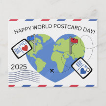 Carte postale de la Journée mondiale des cartes po