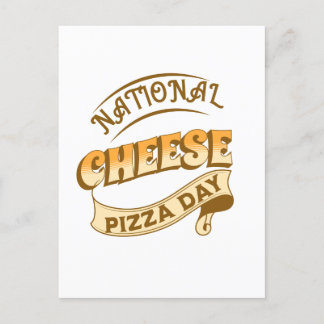 Carte postale de la journée nationale de la pizza