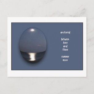 Carte postale de la lune d'été