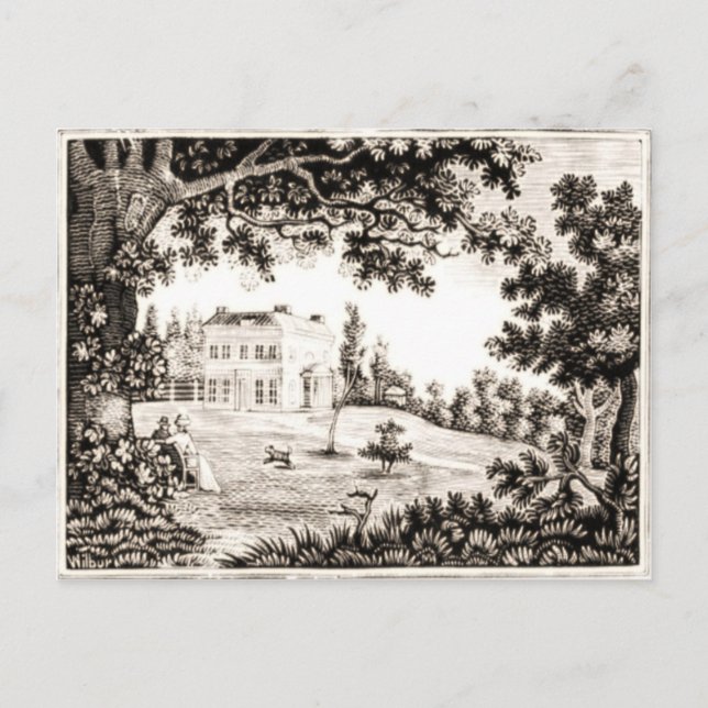 Carte postale de la Maison de Pays Noir et Blanc (Devant)