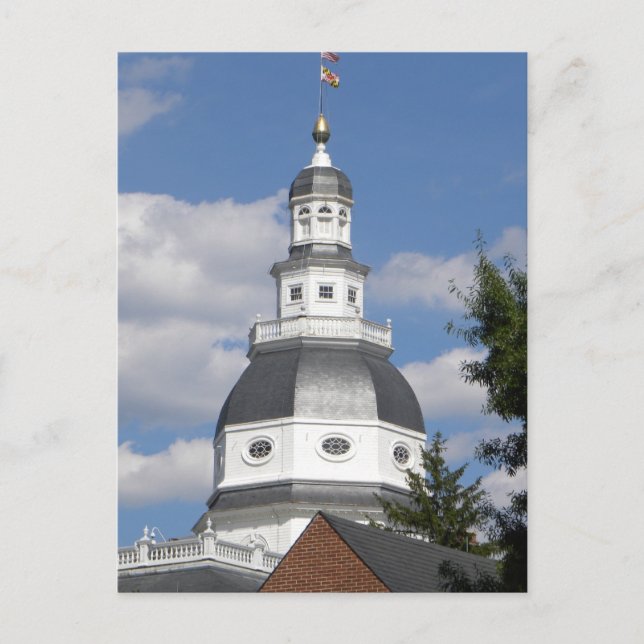 Carte postale de la maison d'état du Maryland (Devant)